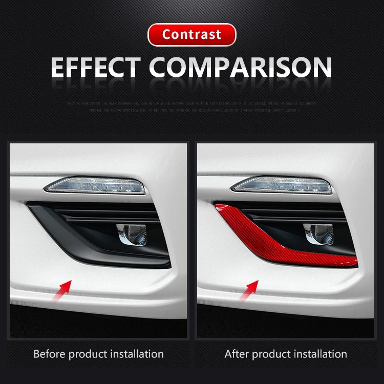 Carbon Fiber Fog Light Trim high quality